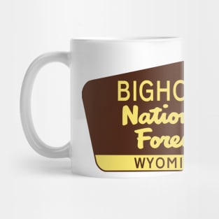 BIGHORN NATIONAL FOREST WYOMING CAMPING HIKING CLIMBING Mug